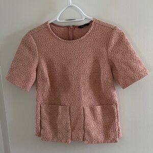 RW&Co lace top with front pockets size XS